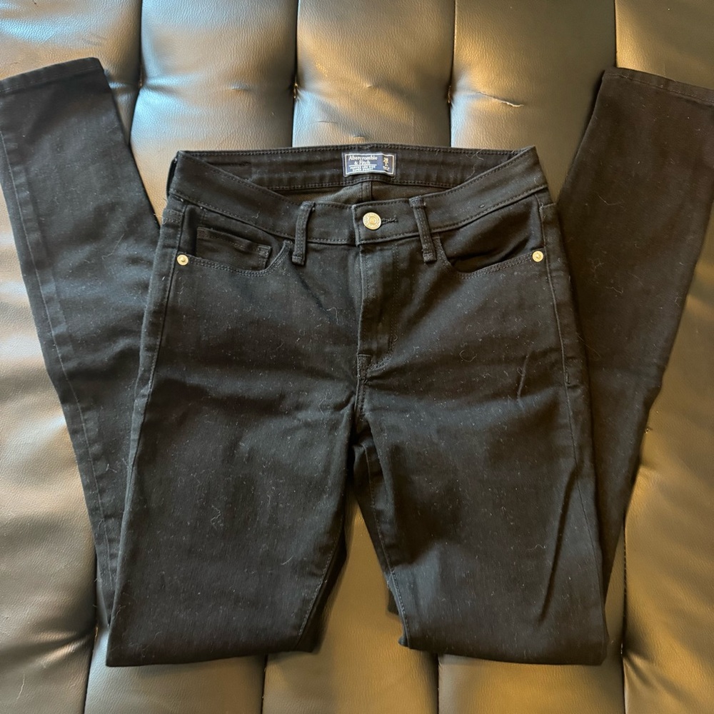 Abercrombie & Fitch Black Skinny Jeans